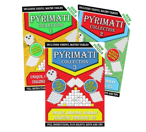 Pyrimati puzzle books Collections 1, 2 and 3